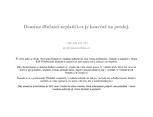 Tablet Screenshot of dluznici-neplatici.cz